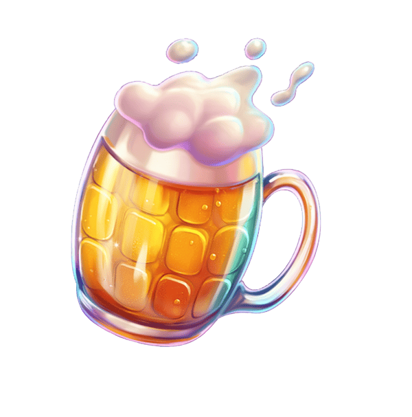 Caneca de Cerveja - Símbolo - Action Boost 3 Lucky Rainbows