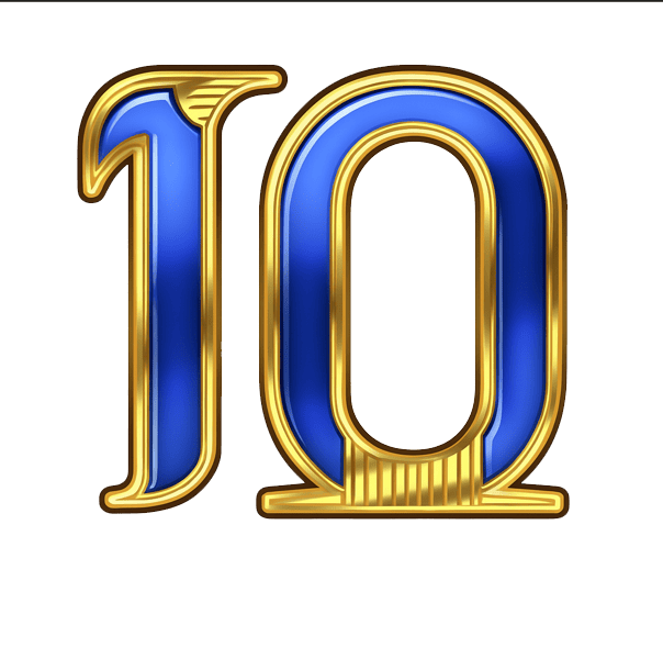 10 - símbolo - Book of Dead