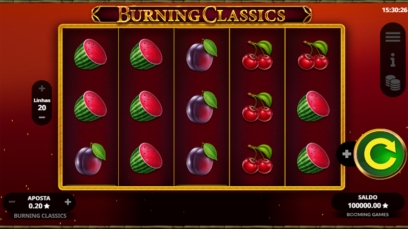 Como o slot Burning Classics funciona na prática?