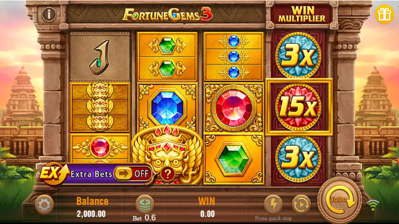 Como jogar Fortune Gems 3