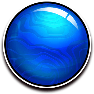 Bola Azul - Símbolo - Joker's Jewels