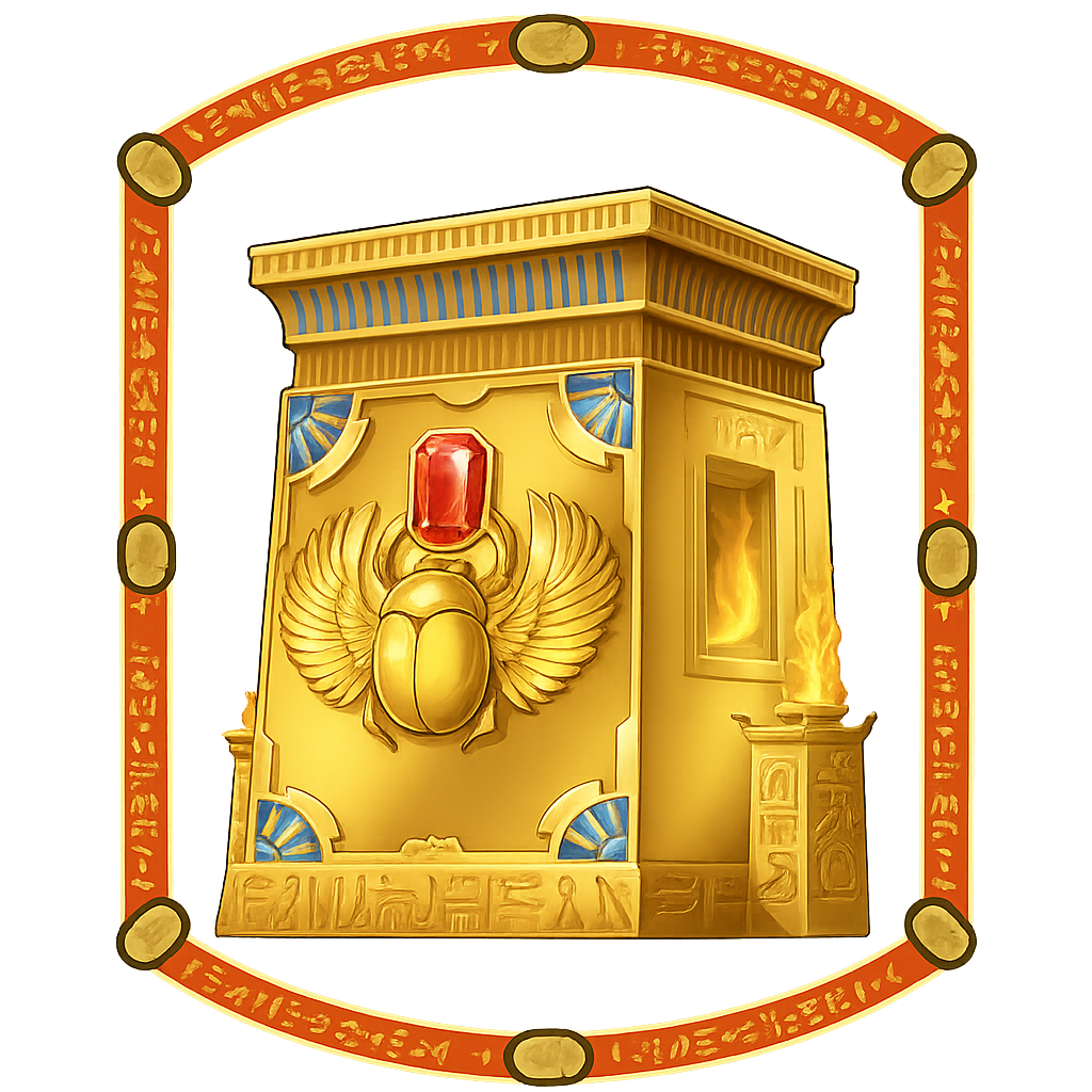 Sarcófago Dourado - símbolo - Legacy of Dead