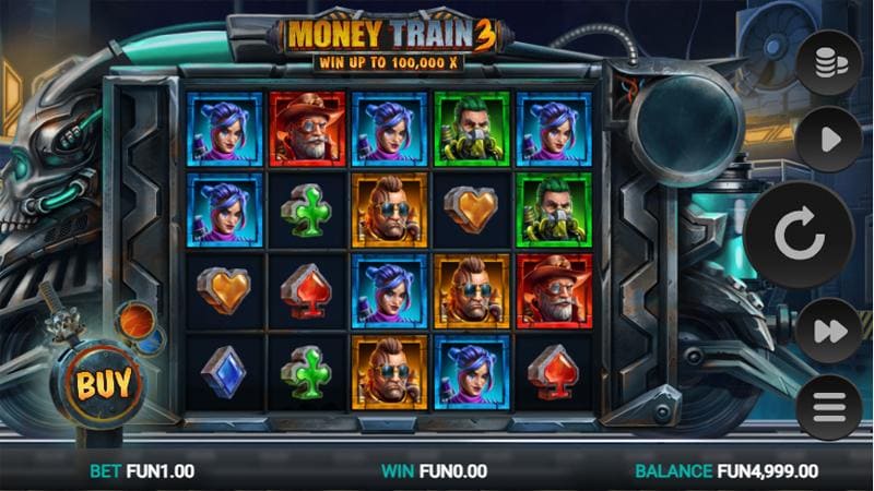 Como funciona a mecânica do Slot Money Train 3
