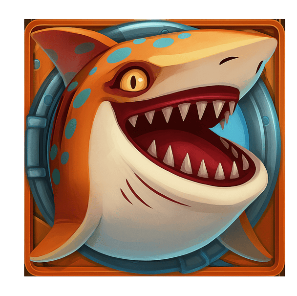 Tubarão laranja - símbolo - Razor Shark
