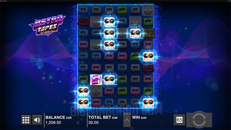 Como funciona o Retro Tapes slot online