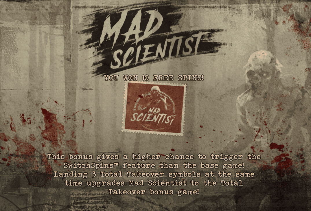 Mad Scientist - Rodadas Grátis Aprimoradas