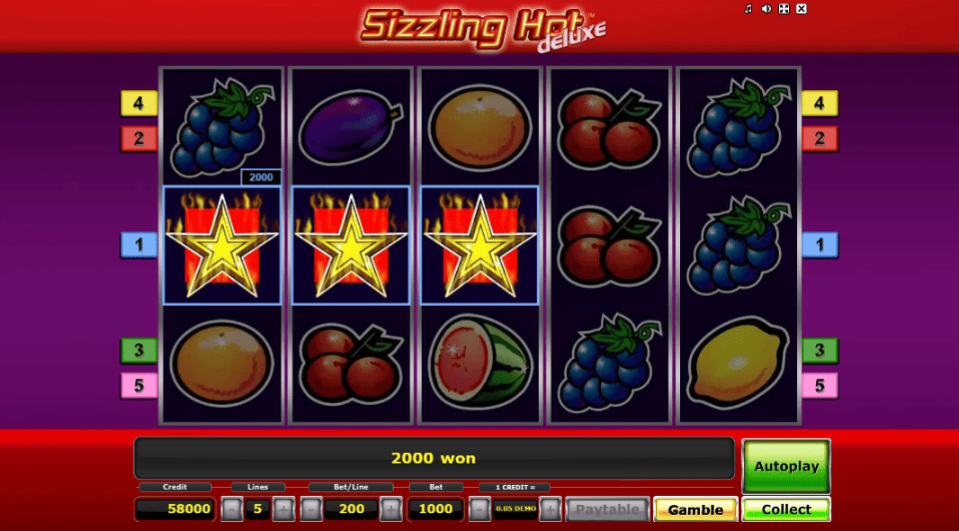 Sizzling Hot Deluxe  Jogue