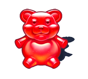 Ursinho de Goma Vermelho - Símbolo - Sugar Rush